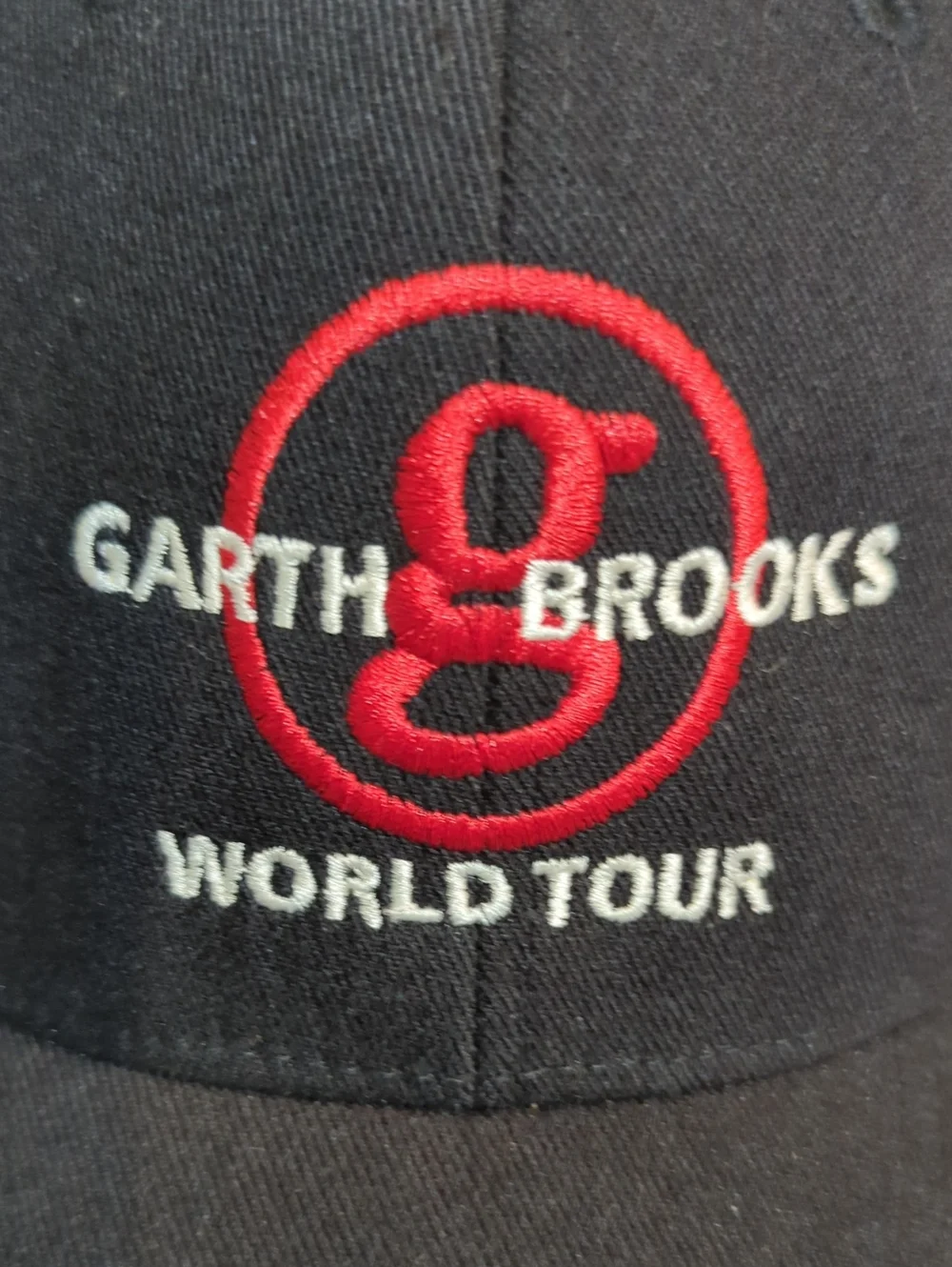 Garth Brooks World Tour Black Baseball Cap Country Music